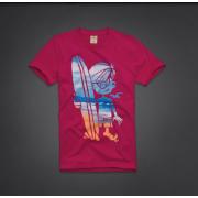 T-shirt Hollister Homme Rose